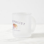 Mindfulist Mok van 10 oz, gevriesdroogd glas (Voorkant rechts)