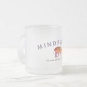 Mindfulist Mok van 10 oz, gevriesdroogd glas (Voorkant links)