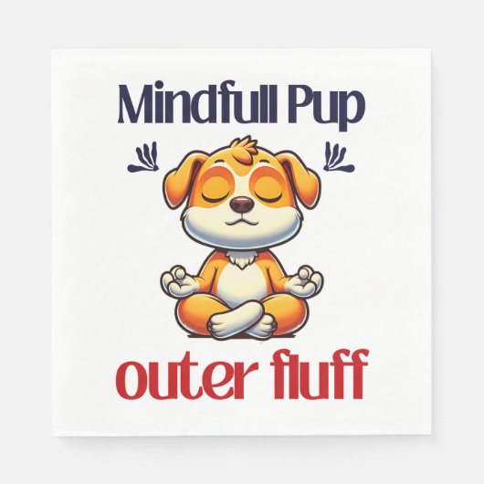 Mindfull Pup Servet (Voorkant)