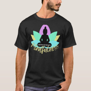 Mindfulness Boeddha Boeddhisme Spiritueel Yoga Med T-shirt