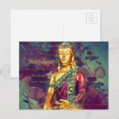 Mindfulness Boedha Briefkaart (Voorkant / Achterkant)