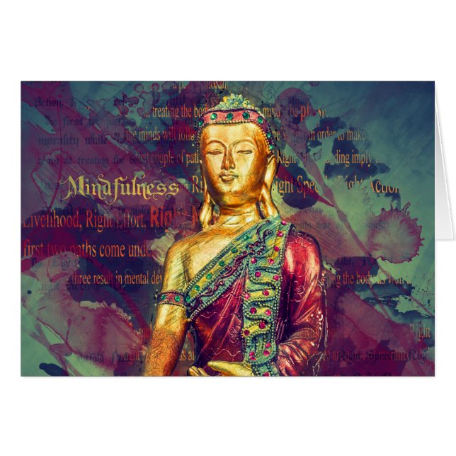 Mindfulness Buddha (Voorkant Horizontaal)