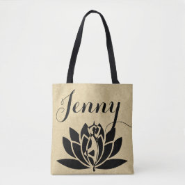 Mindfulness Cadeau Yoga Meditatie Lotus Benoemde T Tote Bag