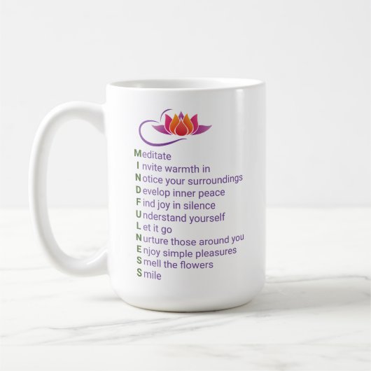 Mindfulness Cadeauexpressies met Mok voor elke let (Links)