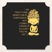 Mindfulness Compassion Loving Kindness Gift Kartonnen Onderzetters (Voorkant)
