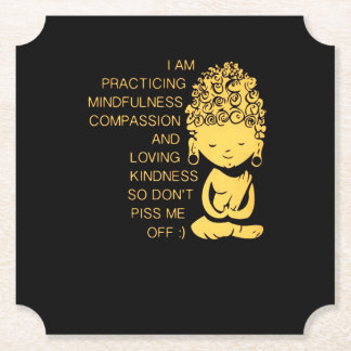 Mindfulness Compassion Loving Kindness Gift Kartonnen Onderzetters
