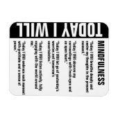 Mindfulness doelen Herinnering aanpassen Magneet (Horizontaal)