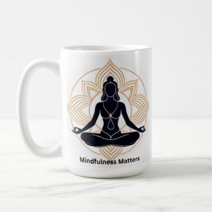 Mindfulness doet ertoe koffiemok