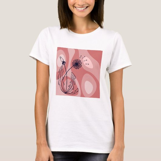 Mindfulness en metamorfose geïnspireerd ontwerp t-shirt (Voorkant)