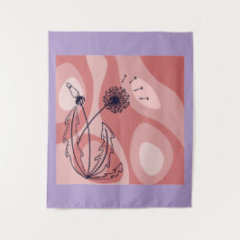 Mindfulness en metamorfose geïnspireerd ontwerp wandkleed