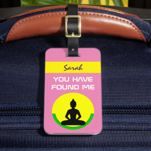 Mindfulness & Gepersonaliseerde Tas Aandacht Label Bagagelabel