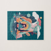 Mindfulness Girl in Nature Legpuzzel (Horizontaal)