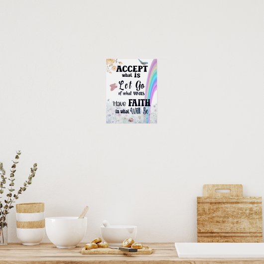 Mindfulness Inspirerend Poster (Keuken)