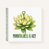 Mindfulness is de sleutel notitieboek (Voorkant)