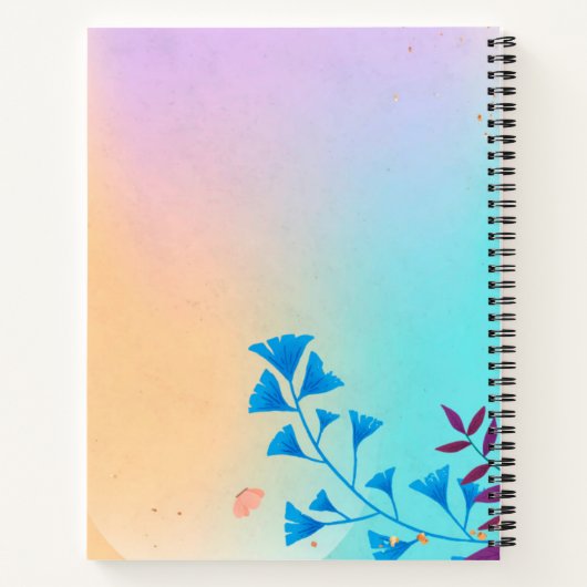 Mindfulness Journal Monogram Inspirerend Quote Notitieboek (Achterkant)