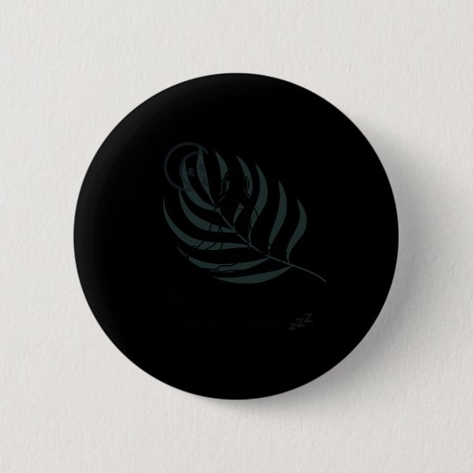 Mindfulness Level Expert Napper Sticker Ronde Button 5,7 Cm (Voorkant)
