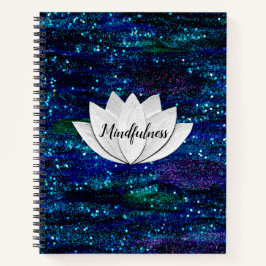 Mindfulness Lotus Flower Galaxy-laptop Notitieboek