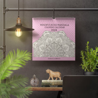 Mindfulness Mandala 2024 Kleuren Kalender