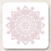 Mindfulness Mandala Design Bier Onderzetter (Voorkant)