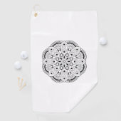 Mindfulness Mandala Design Golfhanddoek (Insitu)