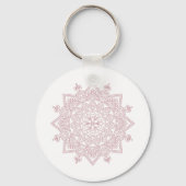 Mindfulness Mandala Design Sleutelhanger (Voorkant)