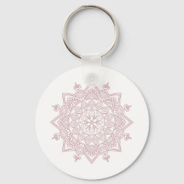 Mindfulness Mandala Design Sleutelhanger