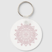 Mindfulness Mandala Design Sleutelhanger (Achterkant)