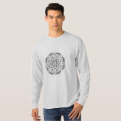 Mindfulness Mandala Design T-shirt (Voorkant volledig)