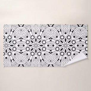 Mindfulness Mandala Design Yoga Badhanddoek