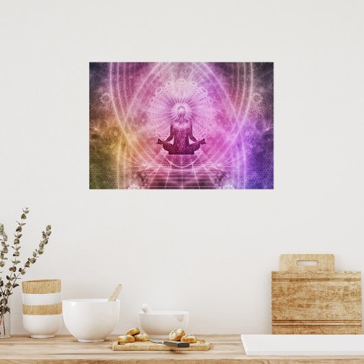 mindfulness meditatie poster (Keuken)