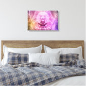 Mindfulness meditatie verpakt canvas (Insitu (Slaapkamer))