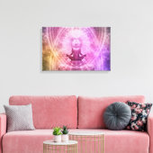 Mindfulness meditatie verpakt canvas (Insitu (Woonkamer))