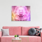 Mindfulness meditatie verpakt canvas afdruk (Insitu (Woonkamer))
