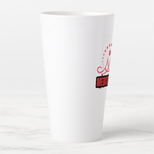 Mindfulness Meditation Latte Mok (Voorkant)