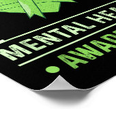 Mindfulness Mental Health Awareness Apparel Mental Poster (Hoek)