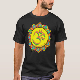 Mindfulness Om Ohm Mandala Buddhism Yoga Meditatio T-shirt