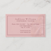 Mindfulness Peaceful Healing Buddha Visitekaartje (Achterkant)