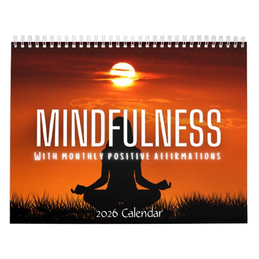 Mindfulness Positieve Affirmaties 2026 Kalender (Hoes)
