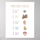 Mindfulness Psychology Therapy Kantoor Poster (Voorkant)