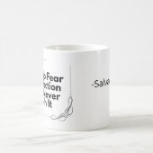 Mindfulness Quote - Salvador Dali over perfectie Koffiemok (Center)