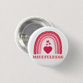 Mindfulness Ronde Button 3,2 Cm (Voorkant /achterkant)