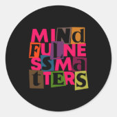 Mindfulness S Sticker (Voorkant)