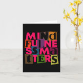 Mindfulness S Sticker Kaart (Gele Bloem)