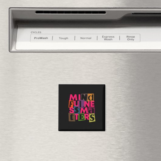 Mindfulness S Sticker Magneet (Insitu (Vaatwasser))