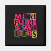 Mindfulness S Sticker Magneet (Voorkant)