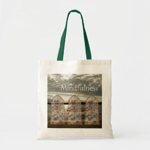Mindfulness shopping bag tote bag