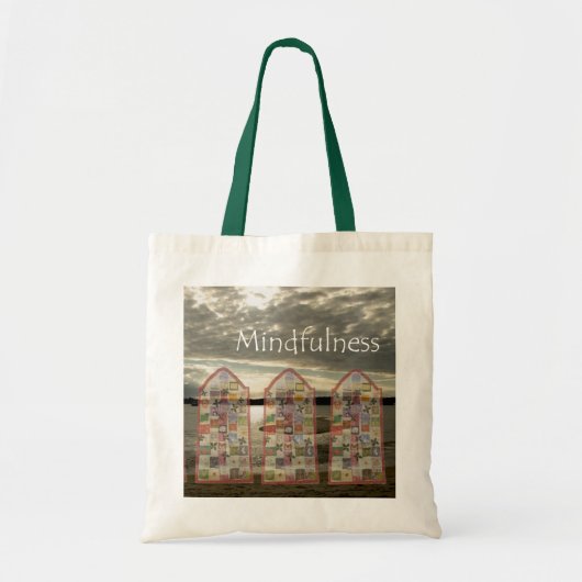 Mindfulness shopping bag tote bag (Voorkant)