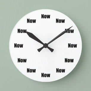 Mindfulness Tijd is Nu Ronde Klok