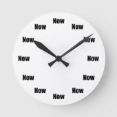 Mindfulness Time is Now Ronde Klok (Voorkant)