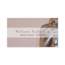 Mindfulness Training Soft Mauve Healing Buddha